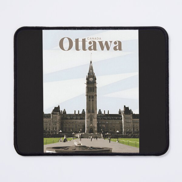 Item preview, Scenic Illustration of Ottawa Canadian Parliament Building Artwork designed and sold by MartinsErdmanis.