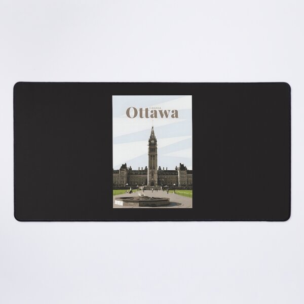 Item preview, Scenic Illustration of Ottawa Canadian Parliament Building Artwork designed and sold by MartinsErdmanis.
