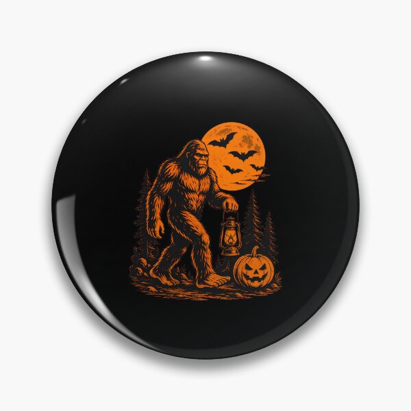 Item preview, Bigfoot Halloween  Spooky Sasquatch Pumpkin designed and sold by leocreatives.