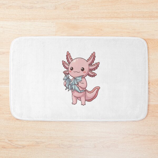 Item preview, Cute Axolotl Holding Origami Dragon designed and sold by Ella_Sketch.