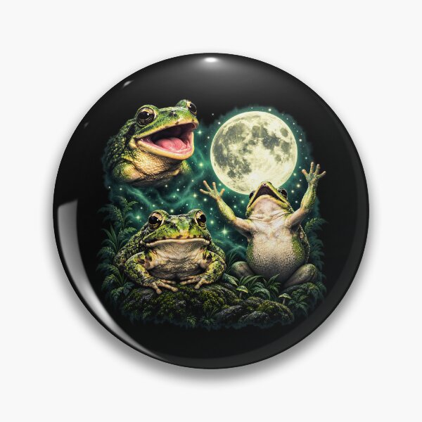 Artikelvorschau, Froschmond Vintage, Retro Amphibien Natur entworfen und verkauft von lockyrollflu.