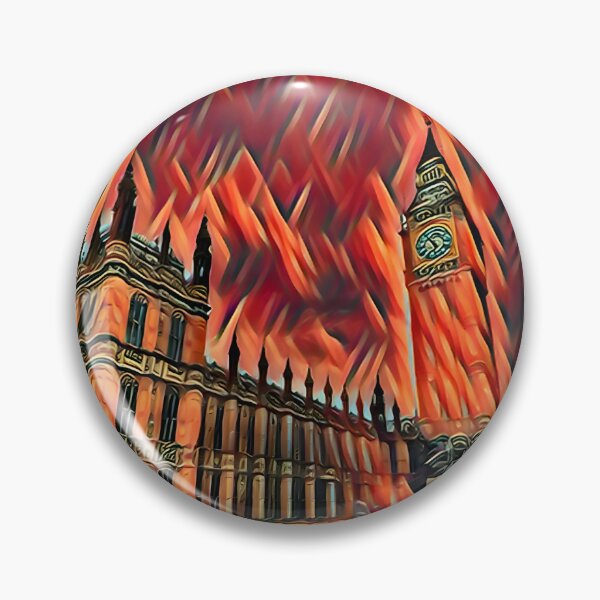 Item preview, London Houses of Parliament with Big Ben Illustration Artwork designed and sold by MartinsErdmanis.
