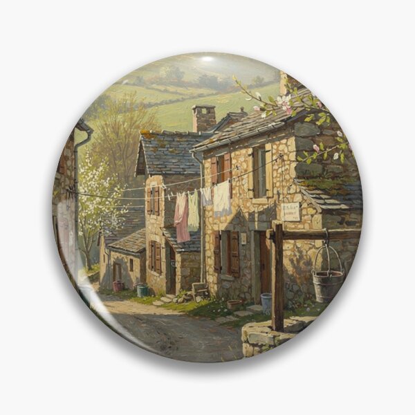 Item preview, Lozère village, springtime designed and sold by jefboutique6150.