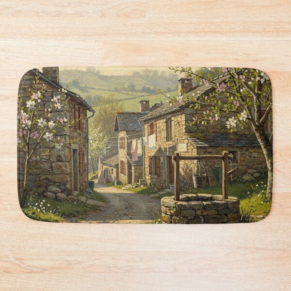 Item preview, Lozère village, springtime designed and sold by jefboutique6150.