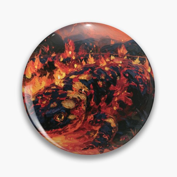 Item preview, A magnificent mythical Fire Salamander, Fantasy & Mythological Creatures designed and sold by CDC40.