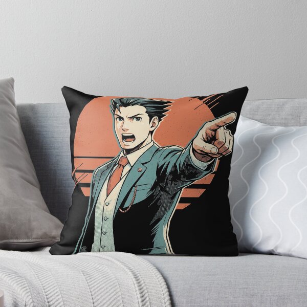Artikelvorschau, Phoenix Wright schreit Einspruch Ace Attorney Retro-Videospiel-Anime-Shirt entworfen und verkauft von Senpaiwaves.