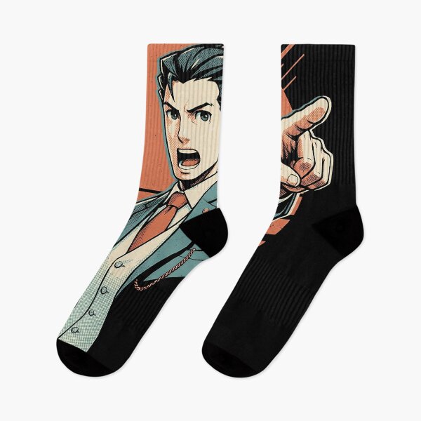 Item preview, Phoenix Wright Shouting Objection Ace Attorney Retro Video Game Anime Shirt designed and sold by Senpaiwaves.