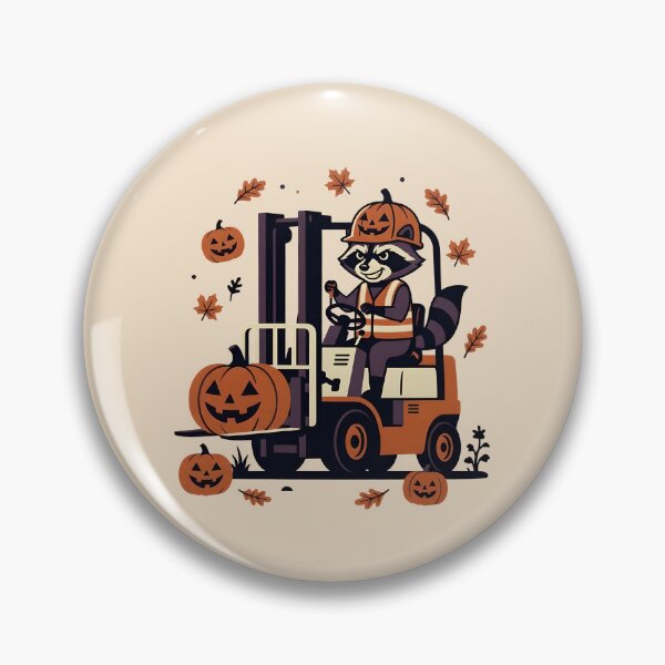 Artikelvorschau, Raccoon at work - Spooky forklift operator entworfen und verkauft von ParadoxParadox.