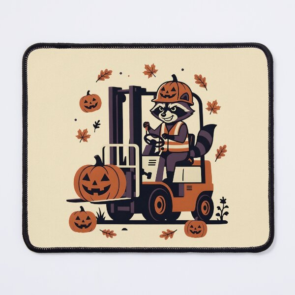 Item preview, Raccoon at work - Spooky forklift operator designed and sold by ParadoxParadox.