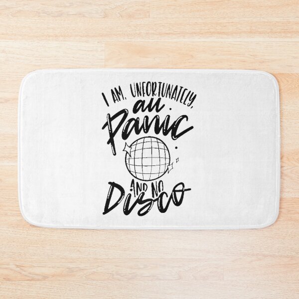 Item preview, I Am Unfortunately All Panic and No Disco Funny Quote Design designed and sold by thegirlofravens.