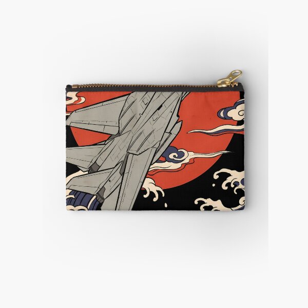 Item preview, The F-14 Banking Hard After Burner Ukiyo-e Anime Gaming Streetwear Tee designed and sold by Senpaiwaves.