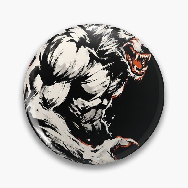 Item preview, The Werewolf Warrior Altered Beast Sumi-e Gaming Graphic Tee designed and sold by Senpaiwaves.
