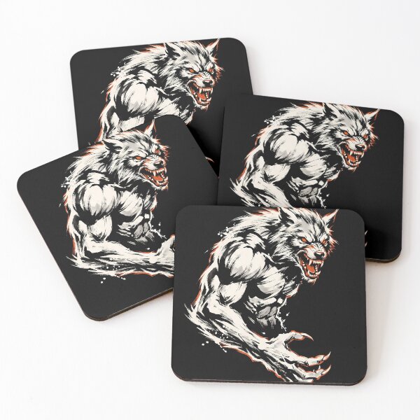 Item preview, The Werewolf Warrior Altered Beast Sumi-e Gaming Graphic Tee designed and sold by Senpaiwaves.