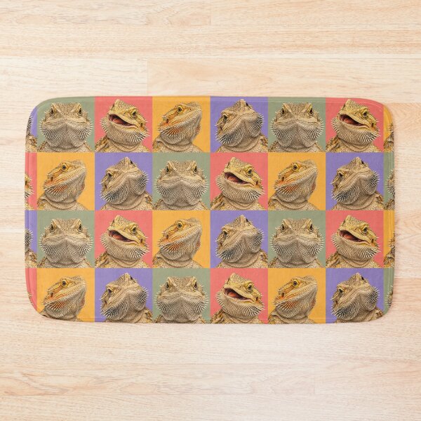 Item preview, Funny Bearded Dragon Lizard Portrait designed and sold by pixiedustpaint.