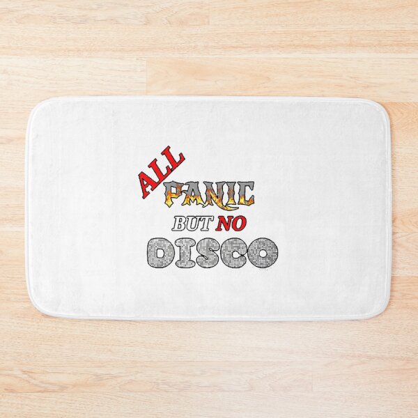 Item preview, All Panic But No Disco Humorous Retro Design for Music Lovers designed and sold by thegirlofravens.