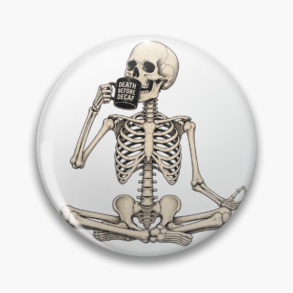 Item preview, Funny Skeleton Yoga Sarcastic Burnout Dark Humor designed and sold by CoolCrazyChaos.