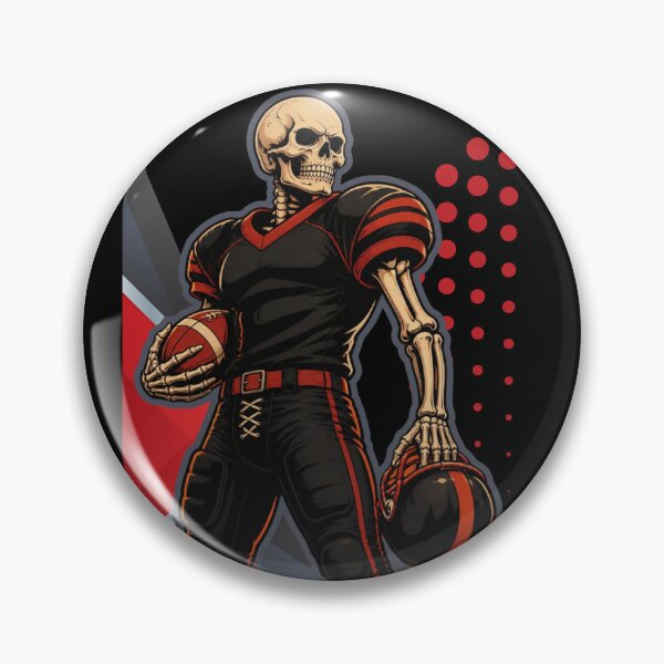 Artikelvorschau, Lustiges Skelett spielt Fußball an Halloween entworfen und verkauft von tellia-kallisto.