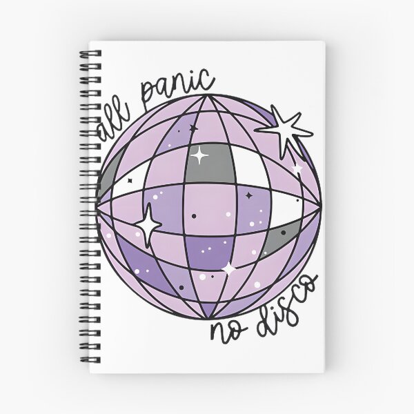 Item preview, All Panic No Disco Retro Vintage Style Graphic Design designed and sold by thegirlofravens.