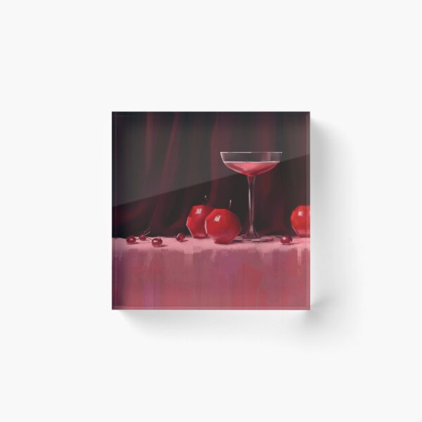 Item preview, Stylized Cherries And Apples Painting designed and sold by Basem-s.