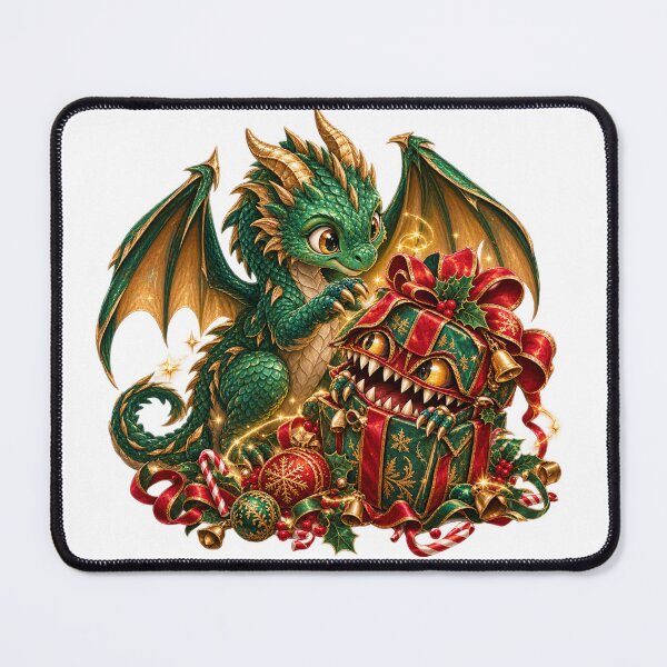 Item preview, Christmas Dragon & Present Mimic designed and sold by ESSClothing.