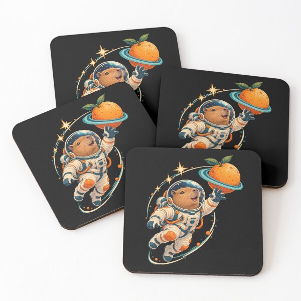 Item preview, Capybara Astronaut Exploring the Cosmos designed and sold by JesterKrewArt.