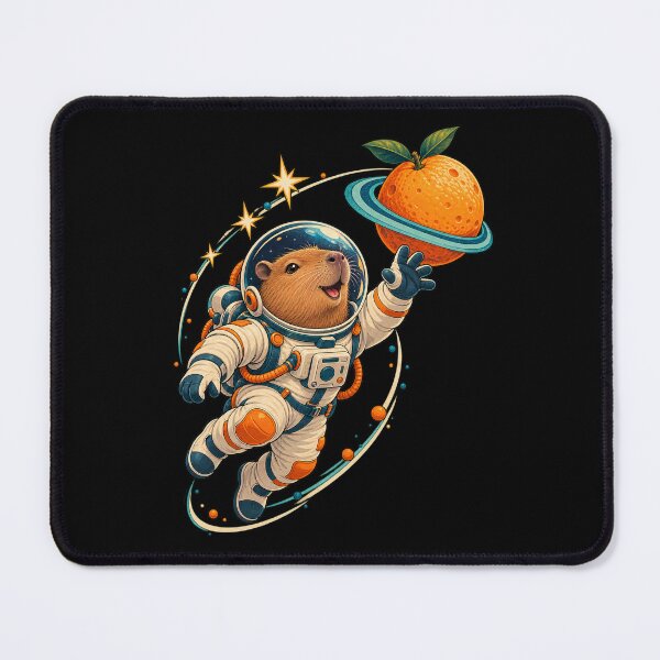 Item preview, Capybara Astronaut Exploring the Cosmos designed and sold by JesterKrewArt.