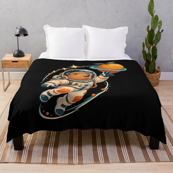 Item preview, Capybara Astronaut Exploring the Cosmos designed and sold by JesterKrewArt.