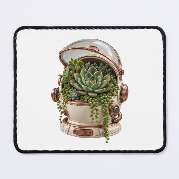 Item preview, Cosmic Succulent Space Helmet designed and sold by TrendTribeTP.