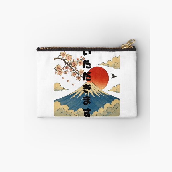 Item preview, Itadakimasu - Bon Appetit | Ukiyo-e Style Mount Fuji | Japanese Design designed and sold by JapanMemoir.