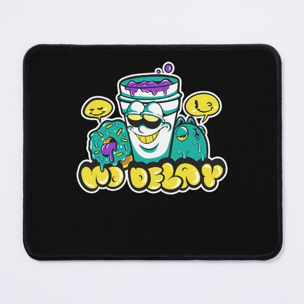 Item preview, Cartoon Coffee Cup with Melted Donut and Cat designed and sold by EwaWallace.