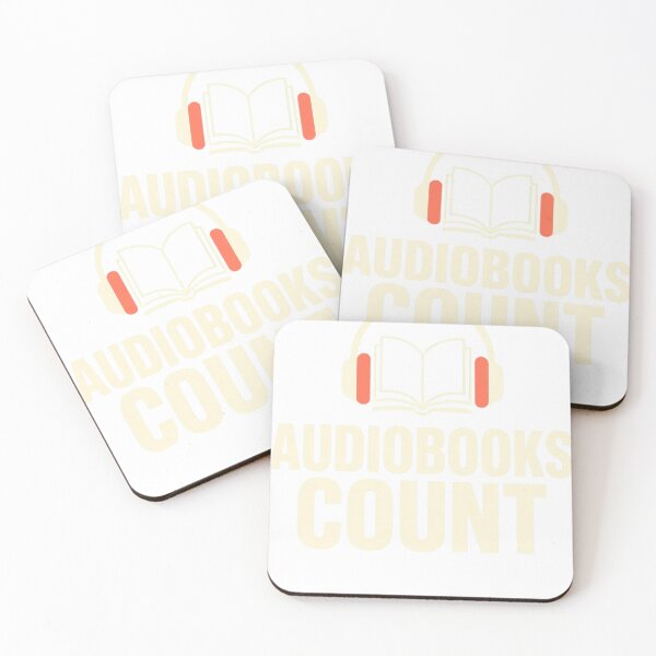 Item preview, Audiobooks Count Audiobook Lover Book Reader Gift designed and sold by HappyVibration.