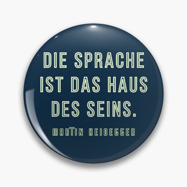 Item preview, Martin Heidegger quote: Die Sprache ist das Haus des Seins. designed and sold by artbleed.