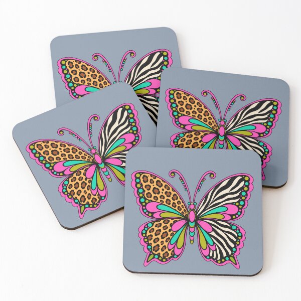 Item preview, Wild Wings – Leopard & Zebra Butterfly designed and sold by Aimetoi.