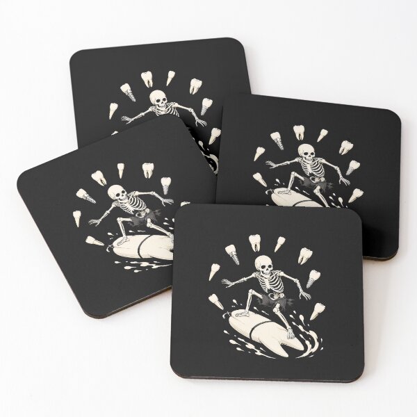 Item preview, Funny Skeleton Skateboarding Teeth Dentist designed and sold by leocreatives.