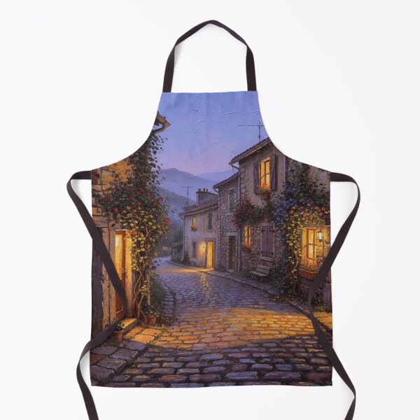 Artikelvorschau, Dämmerung, Gasse in einem kleinen Dorf in der Lozère entworfen und verkauft von jefboutique6150.