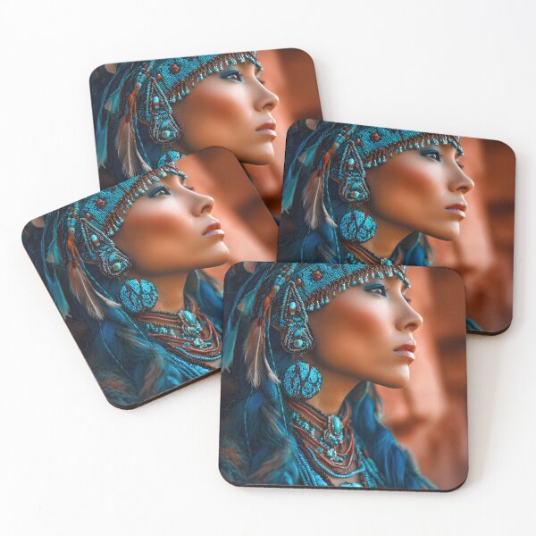 Item preview, Cultural Elegance in Vibrant Native Attire designed and sold by Artessie.