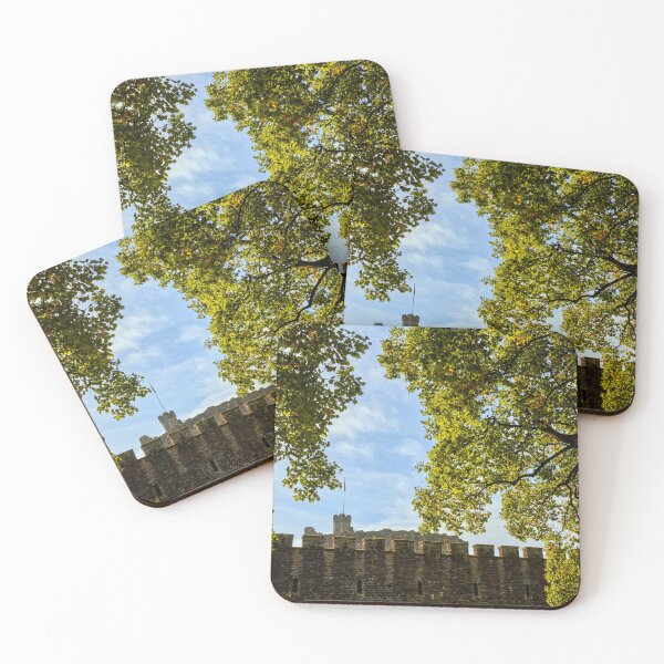 Item preview, Cardiff Castle Autumn Fortress Walls designed and sold by VnGphoto.