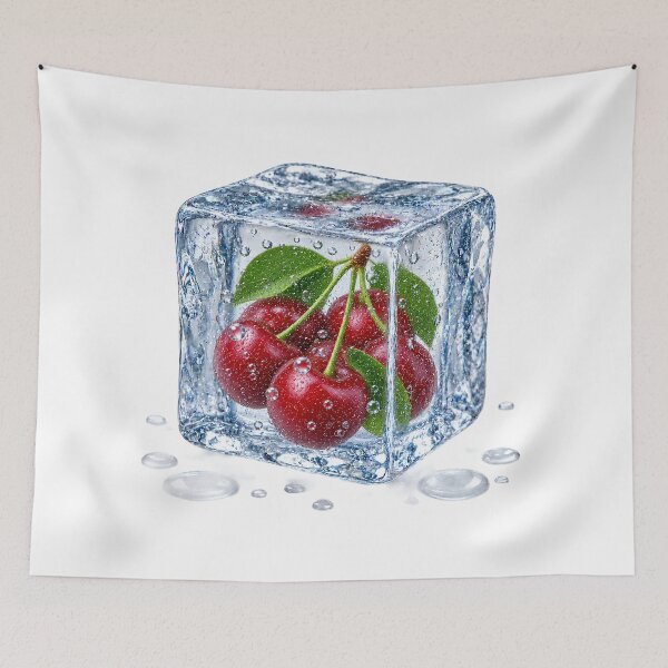Artikelvorschau, Frozen Cherries Ice Cube entworfen und verkauft von MichalHau.