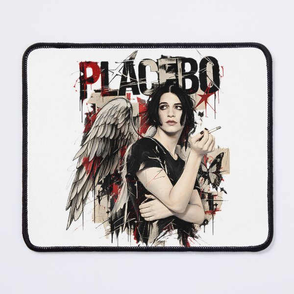Item preview, Placebo Band Dark Angel Vintage Alternative Rock Grunge Artwork Design designed and sold by PoleDanceMarket.