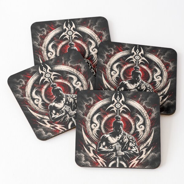 Item preview, Warrior Talisman Artwork - Disciplined Soul, Unyielding Heart designed and sold by SomethingNiceHI.