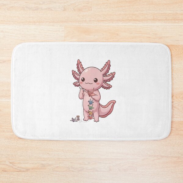 Item preview, Cute Axolotl Stringing Origami Cranes designed and sold by Ella_Sketch.