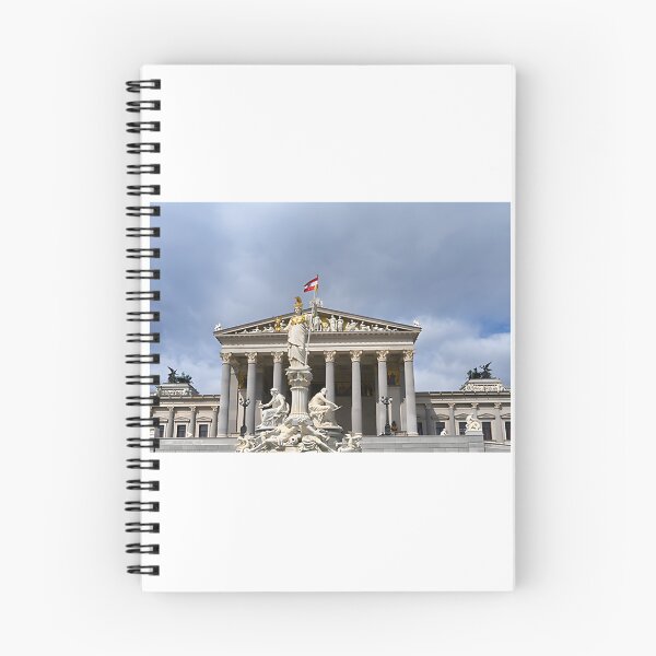 Item preview, Ilustración del edificio del Parlamento austriaco en Viena. Diseño arquitectónico emblemático. designed and sold by MartinsErdmanis.