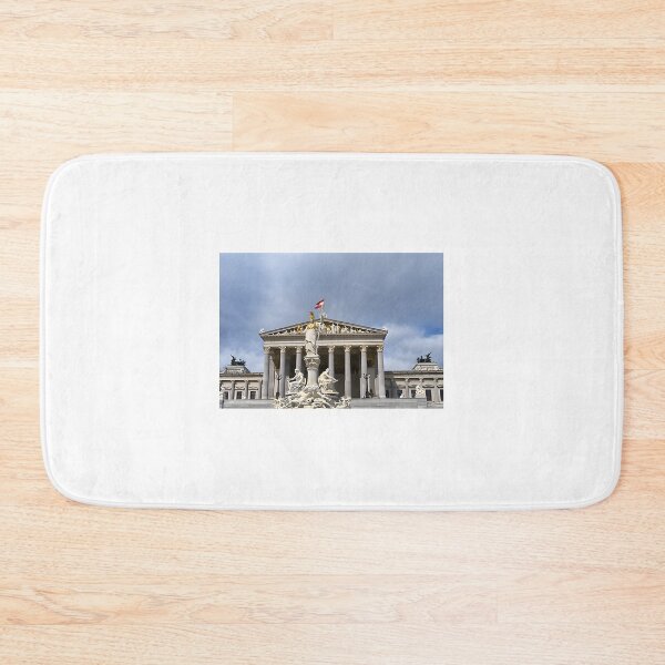 Item preview, Austrian Parliament Building Illustration in Vienna Landmark Architecture Design designed and sold by MartinsErdmanis.