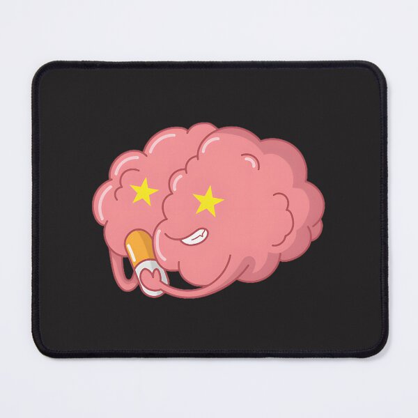 Item preview, Creative Brain and Placebo Tablet Illustration for Mind and Wellness Enthusiasts designed and sold by PoleDanceMarket.