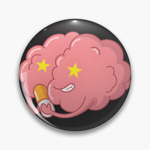 Item preview, Creative Brain and Placebo Tablet Illustration for Mind and Wellness Enthusiasts designed and sold by PoleDanceMarket.
