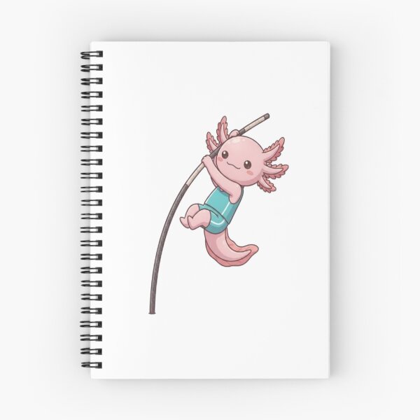 Item preview, Cute Axolotl Pole Vaulting Sport designed and sold by Ella_Sketch.
