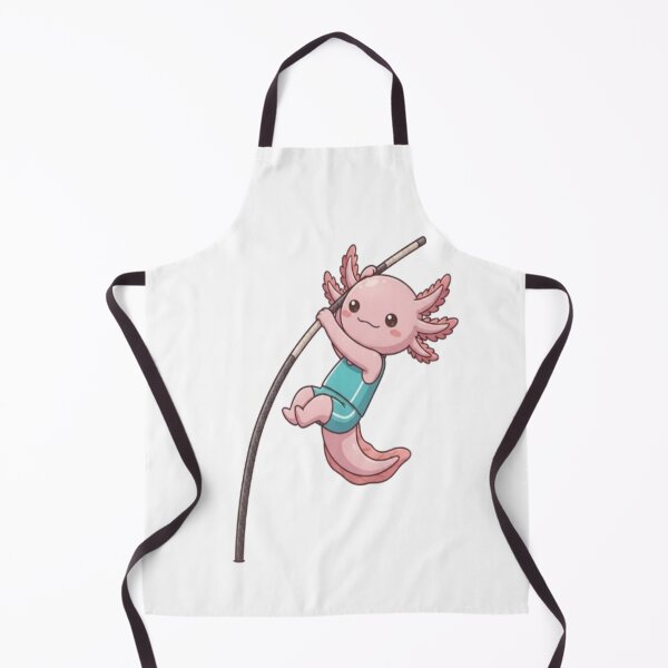 Item preview, Cute Axolotl Pole Vaulting Sport designed and sold by Ella_Sketch.