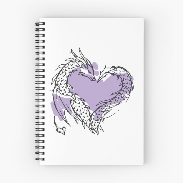 Item preview, Dragon Curled Round a Heart, Hand Drawn designed and sold by missmarilee.