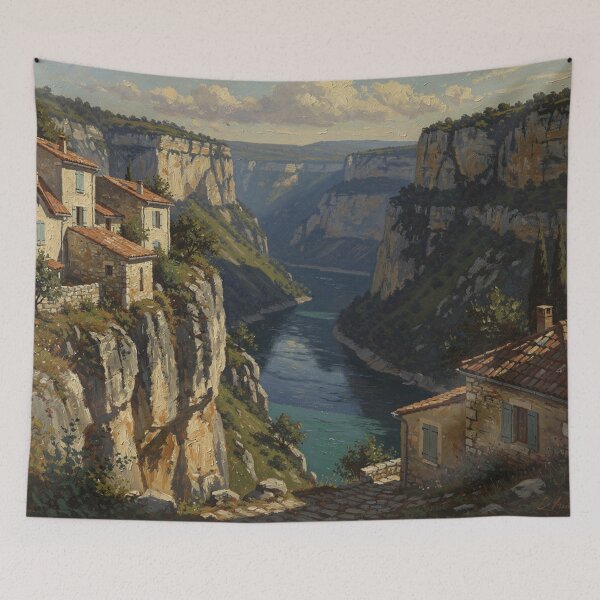 Item preview, Gorges du Tarn, hilltop village (Lozère) designed and sold by jefboutique6150.