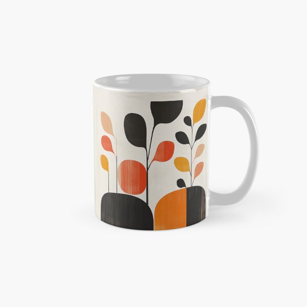 Item preview, Mid-Century Modern Abstract Botanical - Retro Shapes Minimalist Plant Art designed and sold by GrinGalore.